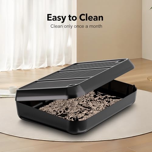 Large Cat Litter Box Step/Ramp16 x11 Anti-Tracking Litter Catcher Mat Double Layer Washable Kitty Trapping Tary Easy Clean, Also for Kitten & Elderly Cats Ramp