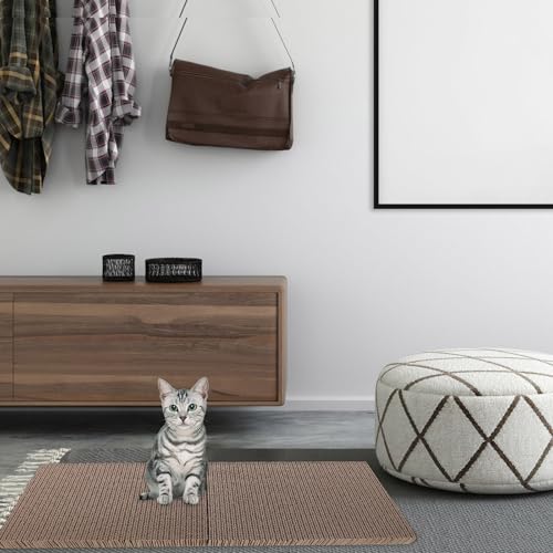 2pcs Replaceable Cat Scratcher Cardboard Refill High-Density Corrugated Cat Scratch Mat 29x20x3cm for Claw Grinding and Play