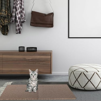 2pcs Replaceable Cat Scratcher Cardboard Refill High-Density Corrugated Cat Scratch Mat 29x20x3cm for Claw Grinding and Play