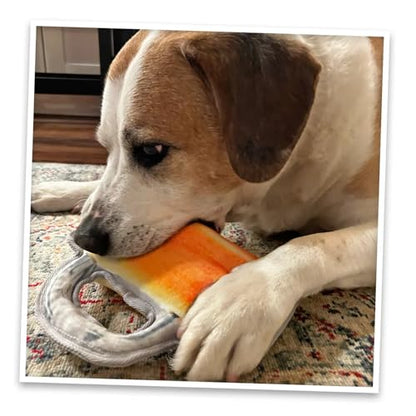 Doggijuana Doggi Duo Refillable Juananip Toy Bundle | Mini P & Beer | Funny Dog Toy Plush with Catnip and Refill | Interactive Chew Toy for Play - style: Mini P & Beer