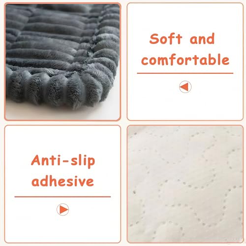 Backseat Dog Car Bed Mat, Non-Slip Travel Dog Bed for Backseat Extenders, Lightweight & Easy-to-Store, Soft Durable & Easy-to-Clean Car Seat Protector for SUVs, Trucks & Sedans (23.5" x 51")
