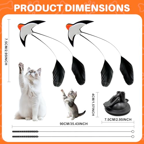 Walfront Interactive Multi Cat Toys for Indoor Cats – Keeps Multiple Cats Busy, Reduces Aggression & Boredom, Perfect for Multi-Cat Homes
