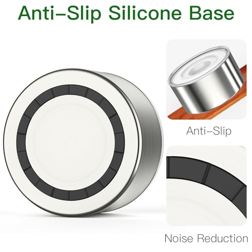 1Gallon Slobber Stopper Water Bowl for Dogs, US Patented Splash-Proof Paws Lid, 18/8 Stainless Steel, Anti-Slip Base, No Spill for Messy Large Medium Dogs, Ear Protection for Floppy-Eared Breeds - color: White