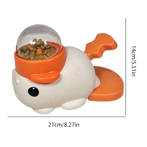 Dog Treat Dispenser | Dog Treat Toys Food Dispenser,Pet Supplies Food Puzzle Interactive Games,Slow Feeder for Puppy Cat Boredom Chewing Training,Keep Them Busy - color: White