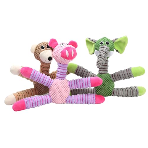 Chew Toys for Dogs, Durable Fabric Soft Heavy Duty Dog Toys Small Dogs,Interactive Cute Indestructible Heavy Duty Dog Toy for Puppy Small Medium Breeds Teething Anxiety Relief Playing Home Indoor - color: Purple