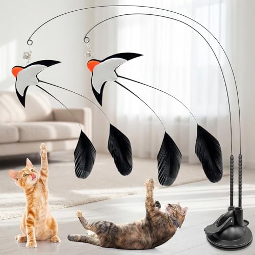 Walfront Interactive Multi Cat Toys for Indoor Cats – Keeps Multiple Cats Busy, Reduces Aggression & Boredom, Perfect for Multi-Cat Homes