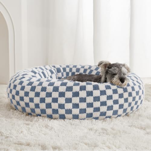 BFPETHOME Dog Beds for Large Dogs, Orthopedic Dog Bed for Medium Large Dogs,Big Waterproof Couch Pet Bed with Removable Washable Cover - color: Blue, size: 27"L x 27"W x 10"Th