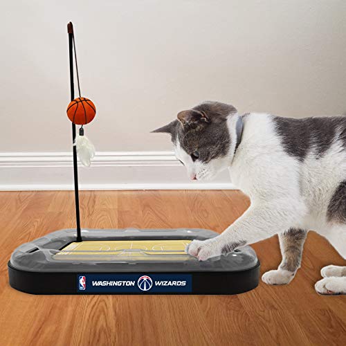Washington Wizards Basketball Cat Scratcher Toy - color: Washington Wizards