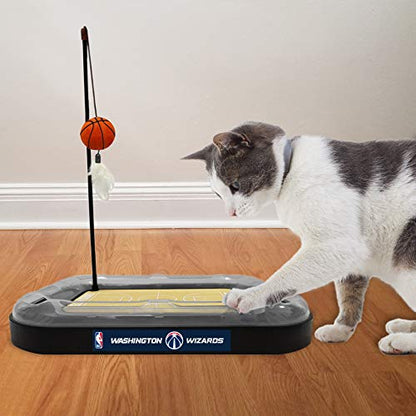 Washington Wizards Basketball Cat Scratcher Toy - color: Washington Wizards