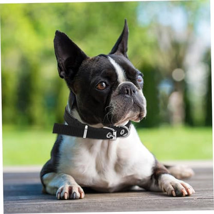 SUPVOX Adjustable Soft Polyester Pet Collar Buckle Comfortable Wear-Resistant Neck Decor for Cats and Puppies
