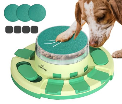 File Toy with 4 Non-Slip Pads| Dog Treat Puzzle | Slow Feeder Dog Puzzle Toy