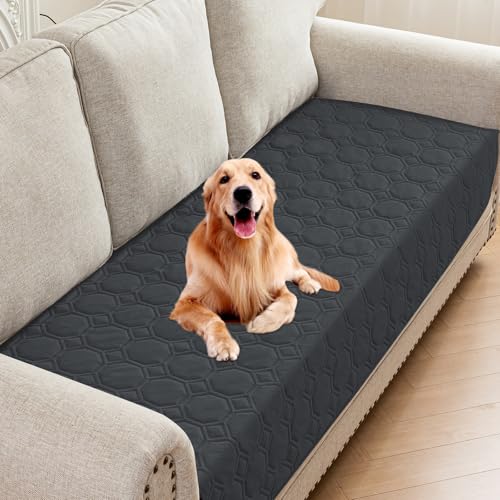 ZNSAYOTX Ultimate Cozy Blankets (30"x70") 100% Waterproof Sofa Mat Blanket for Dog Pets, Bed Couch Protector with Non-Slip Back Washable Durable, Pee Scratch Proof Easy to Clean (Black) - color: Black, size: 30x70 Inch