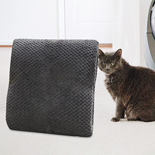 Comfortable Pet Throw Blanket Solid Color Supply Bed Mat for Dogs Kids Crate Cat, Gray