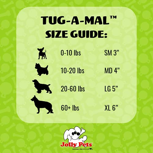 Jolly Pets Jolly Tug-a-Mal Elephant Tug/Squeak Toy, Medium - color: Elephant, size: Medium