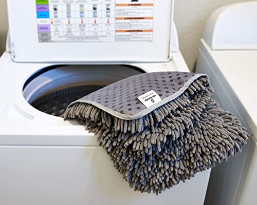 Pet Parents Forager Slow Feeder CAT and Dog Snuffle MAT and Feeding MAT, Forest Grey, Large