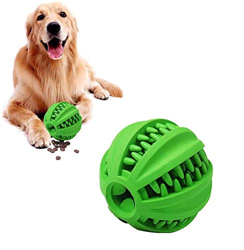 Dog Ball Toy - Interactive Dog Enrichment, Mental Stimulation Treat Embedding Rubber Ball Reduce Boredom (3 inches) - size: 3 inches