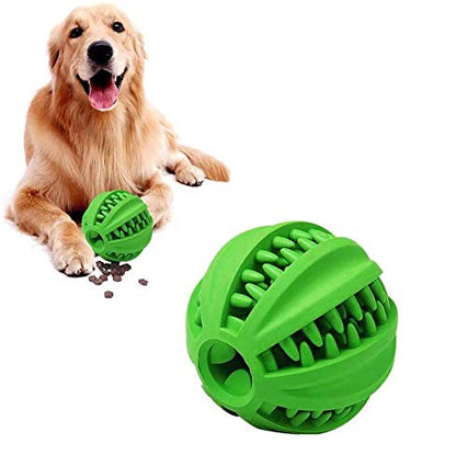 Dog Ball Toy - Interactive Dog Enrichment, Mental Stimulation Treat Embedding Rubber Ball Reduce Boredom (3 inches) - size: 3 inches