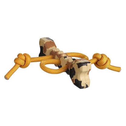Browning Pet Training Tools, Durable Dog Toys for Tug and Fetch, Bone Tugger (Camo), One Size - color: Bone Tugger (Camo)