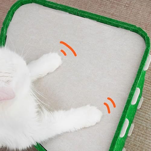 Genérico Felt Cave Cats, Semi-Closed House Bed for Pets | Comfortable Puppy Cave | Winter Use Outdoor Camping Travel Home & Bedroom & Living Room Apartment Balcony - color: Green