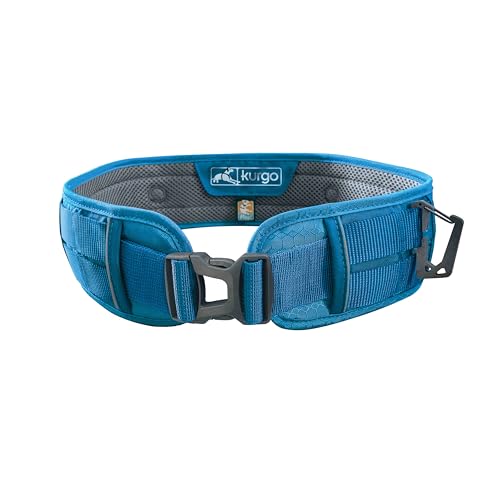 Kurgo RSG Active Utility Belt - Adjustable Adventure Dog Belt - MOLLE-Compatible - Reflective Trim - Lightweight, Comfortable Fit - Hands-Free - style: Waist Belt