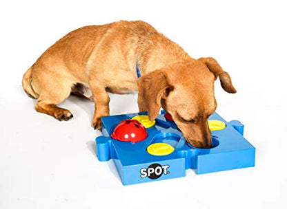SPOT by Ethical Products Interactive Seek-A-Treat Flip 'N' Slide Dog Toy Puzzle | Dog Treat Reward Toy Connector Puzzle Improves Your Dog's IQ | Specially Designed for Training Treats - size: 1