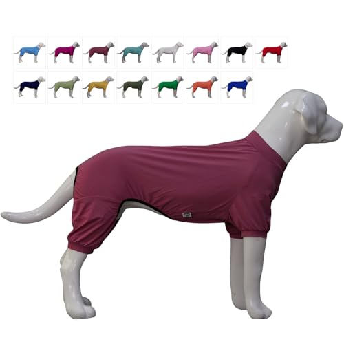 LoveLongLong Dog Jumpsuit with UV Protection and Quick-Dry Fabric for Spring Summer Pet Pajamas Taro Purple XS - color: Taro Purple, size: XS (for small dogs)