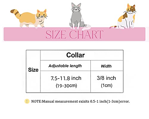 Personalized Reflective Cat Collar with Bell and Breakaway Buckle - Engraved Name and Phone Number - color: Breakaway