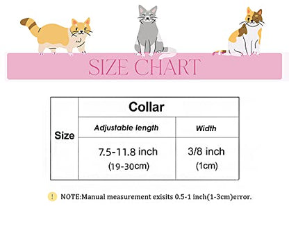 Personalized Reflective Cat Collar with Bell and Breakaway Buckle - Engraved Name and Phone Number - color: Breakaway