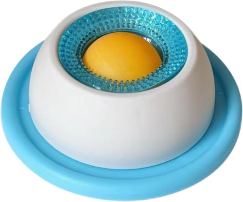 Dog Licking Bowl, Dog Lick Ball, Interactive Slow Feeder & Anxiety Relief Treat Dispenser with Non-Slip Base for Puppy Kitten Mental Stimulation.