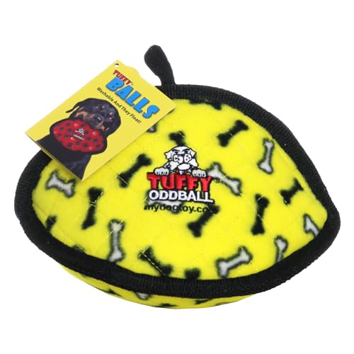 TUFFY Ultimate Odd Ball, Durable Dog Toy (Regular, Yellow Bone) - color: Yellow Bone, style: Odd Ball