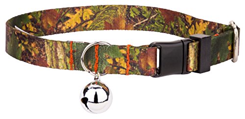 Country Brook Petz - Southern Forest Camo Cat Collar - Camouflage Collection Featuring Rugged Designs - color: Southern Forest Camo