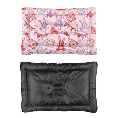 Comfortable Dog Pads With Anti-Slip Bottom, Cute Bear Bunny Cat Pillows Kennel Pads For Crates Puppy Bed For Crate Cozy Cat Sleeping Mat Indoor& Outdoor Sofa Cars, Machine Washable 24 X 18 Inch - size: 24 × 18 inch