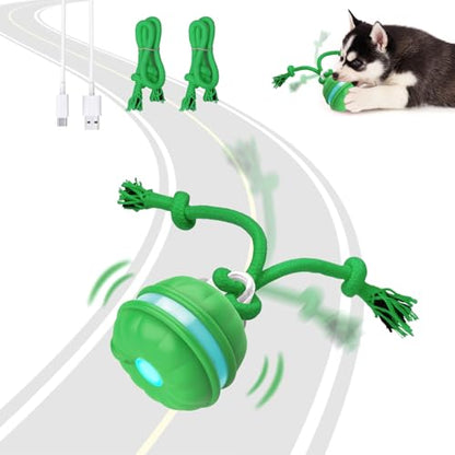 Sofolor Interactive Dog Toys, Motion Activated Automatic Rolling Ball Toys, Squeaky Dog Toy for Small Dogs/Puppy