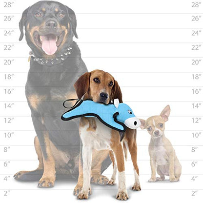 TUFFY World’s Tuffest Soft Dog Toy – Barnyard JR Series, Cow with Squeakers - color: Cow, size: Jr