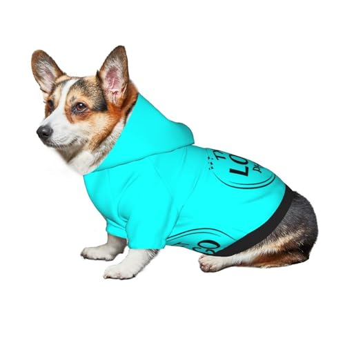 Custom Dog Hoodie Personalized Pet Pullover Hoodie Design Your Own Text Image for Small Dogs Puppy Cat Kitten Clothes Dog Shirt Customizable Customized Puppy Apparel Gifts Cyan Pet Hoodies - color: Cyan, size: X-Small