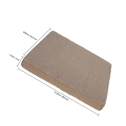 PRETYZOOM Replaceable Cat Scratching Board Pad, Sturdy Corrugated Cardboard Scratcher, Round Replacement for Indoor Kitten Scratcher, Reusable Wear-Resistant Scratch Pad for Cat Furniture