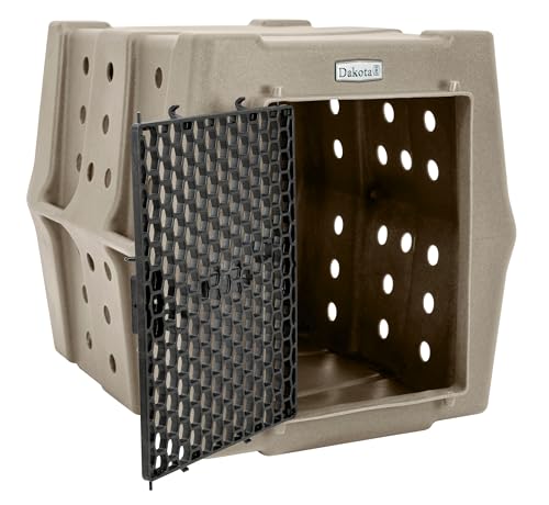 Dakota 283 Crate - Canine Rough and Tough Economy Kennel (Sandstone, Intermediate) - color: Sandstone, size: Medium