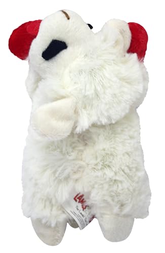 Multipet Lamb Chop Dog Plush Toy - Squeaky Toy for All Dogs - Extra Soft Plush - Stuffed Animal Dog-Toy for Cuddling & Playing - Cute Pet-Toy (6",Cream),(Pack of 3) - size: 6" (Pack of 3), style: White