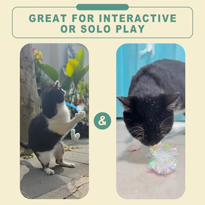 Interactive Cat Toys Set, Silvervine Chew Sticks and Catnip Spring Ropes, Indoor Cat Toys for Exercise and Dental Care, for All Cat Breeds (5 Pack) - color: 5 Pack