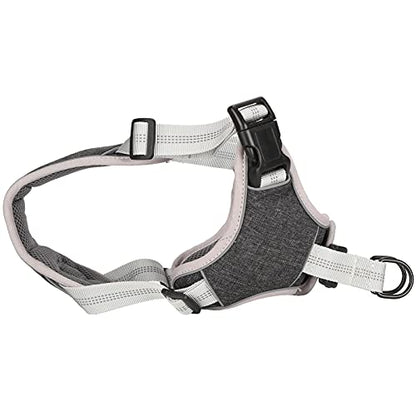 Dog Vest Harness Adjustable Reflective Chest Strap for Large Medium Dogs - Anti - Lost 360° Pressure Relief, Comfortable Fit, Night Safety (XL) - size: XL