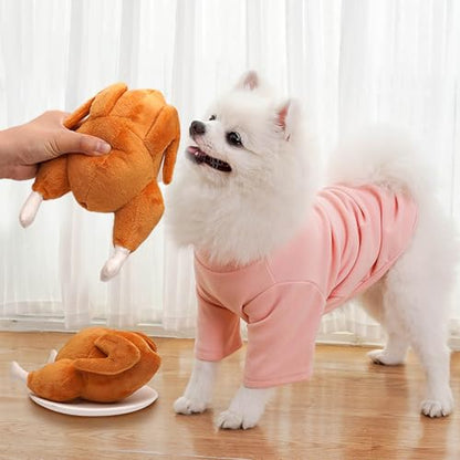 Chew Toys for Aggressive Chewers, Interactive Squeaky Plush Dog Toys for Small Dogs,Funny Indestructible Soft Interactive Dog Toy for Home Indoor Teething Puppy Anxiety Relief Small Medium Breeds