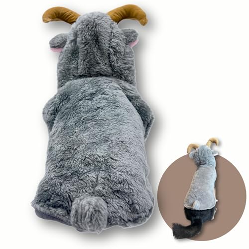 Pet Custom Dog Custom Cat Custom Hoodie, Sporty Look, Funny Gift, Halloween Holiday (Goat with Hat, Medium) - color: Goat with Hat, size: Medium