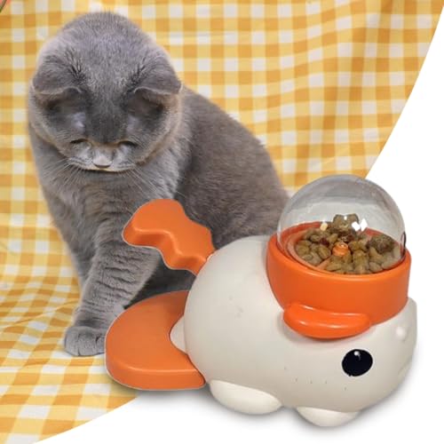 Dog Treat Dispenser | Dog Treat Toys Food Dispenser,Pet Supplies Food Puzzle Interactive Games,Slow Feeder for Puppy Cat Boredom Chewing Training,Keep Them Busy - color: White
