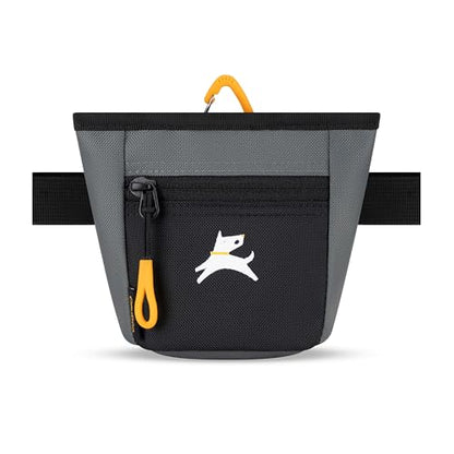 OllyDog Goodie Treat Bag, Dog Treat Pouch, Waist Belt Clip for Hands-Free Training, Magnetic Closure, Dog Training and Behavior Aids, Three Ways to Wear (Castle Rock) - color: Castle Rock