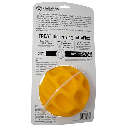 Starmark Treat Dispensing Tetraflex Dog Toy Large - size: Large