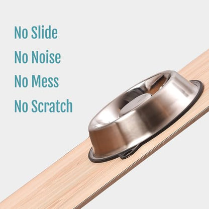 PEGGY11 Stainless Steel Slow Feeder Dog Bowl - Holds 5 Cups, for Large Size Dog - size: 5 Cup, for Large Sized Dogs