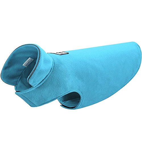 Creation Core Windproof Plush with Sport Vest Dog Clothes Night Reflective Jacket Pet Keep Warm Jacket No Pull No Choke Design Eco-Friendly for Small and Large Big Dog(Blue XXXL) - color: Blue, size: XXX-Large