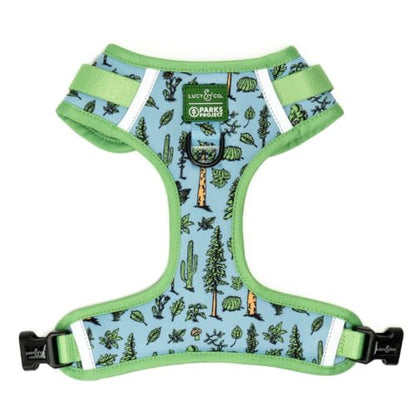 Lucy & Co. x Parks Project Feel the Earth Breath No-Pull Dog Harness, Adjustable Front Clip Harness with Comfort Padding, Small - color: Feel the Earth Breath, size: Small