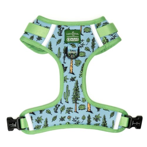Lucy & Co. x Parks Project Feel the Earth Breath No-Pull Dog Harness, Adjustable Front Clip Harness with Comfort Padding, Small - color: Feel the Earth Breath, size: Small