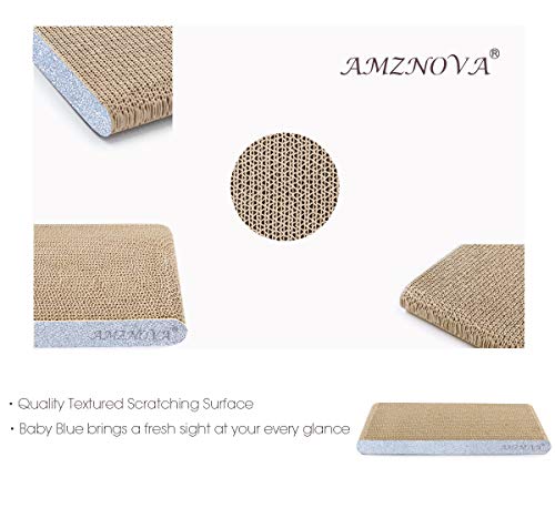 Cat Scratcher Rescratch Cat Scratching Board, Scratching Pad with Catnip for Indoor, Flat Cardboard Scratcher Scratch Board for Kitten, Narrow, Glitter Silver - color: Glitter Silver